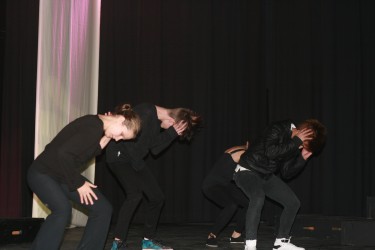 Students rehearse Behind Closed Doors