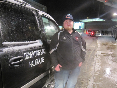 Kyle Stewart, a driver with Driver Dave's, says the uncertainty of the company is nerve-wracking. (Photo: Clark Jang)