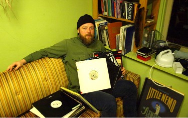 Artist-in-residence William Robinson plans to play the Killam Library like a record (Photo: Matthew Ritchie)