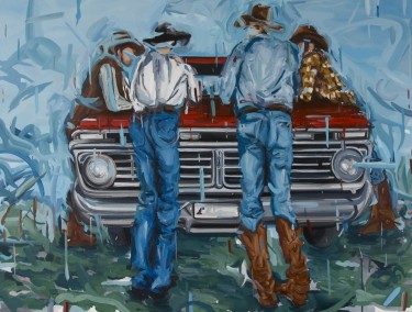 A painting by Craig Budovitch, completed during the NSCAD residency program. (www.craigbudovitch.com)