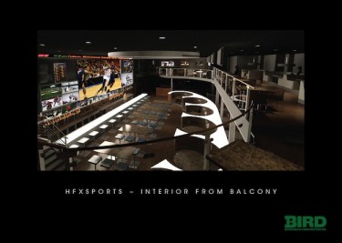 The virtual inside of the HFX  Bar and Grill. (Photo: Marcel Khoury) 