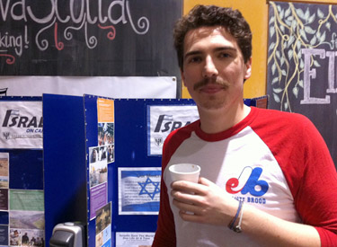 Danny Shanahan, VP Student Life, helped to organize the event. (Photo: Sara Leslie)