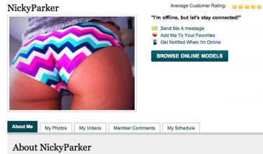Nicky Parker can easily make $150 an hour as a cam girl in Halifax. 