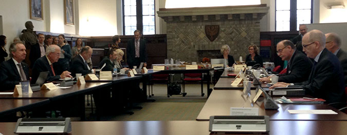 The Dalhousie board of governors in session. Photo: Benjamin Blum
