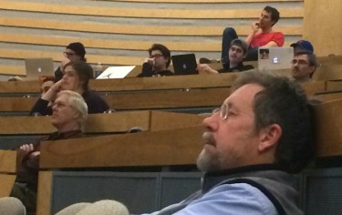 Audience at Stanford lecture