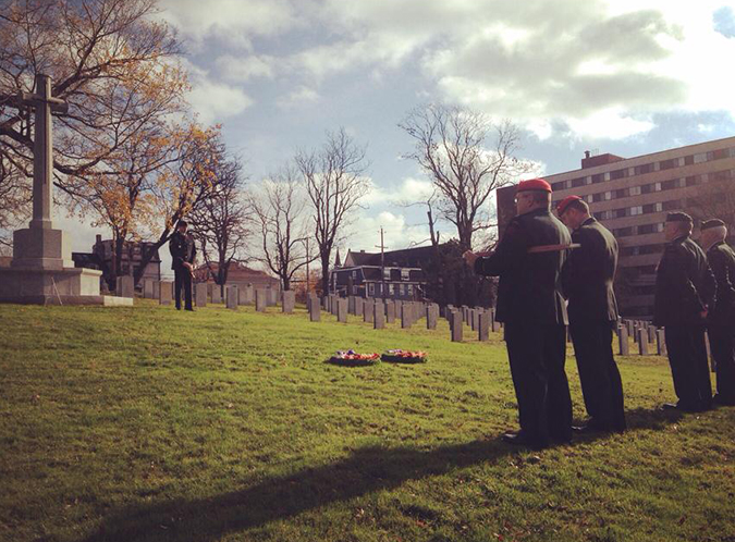 A moment of silence for those lost. Photo: Priyanka Patel