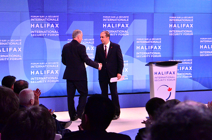 The opening ceremony marked the start of the sixth-annual Halifax International Security Forum. (Photo: Rachel Richard)