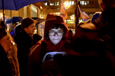 Students took to the streets and social media to protest rising tuition fees. Photo: Rachel Richard