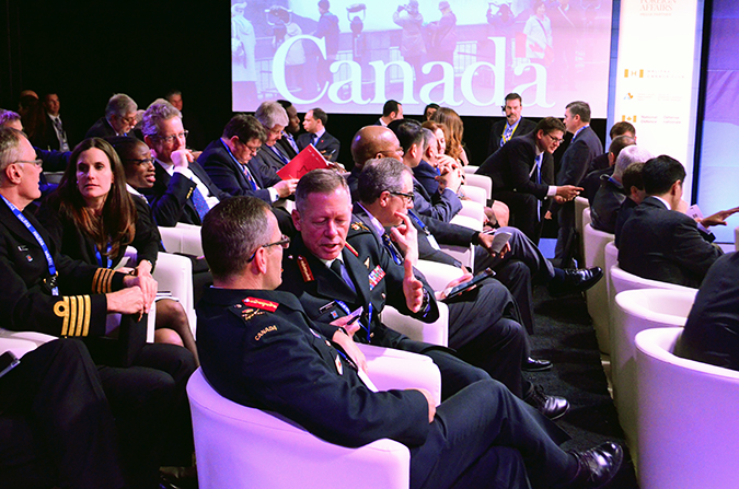 Delegates from the military, government, journalism, business and academia were in attendance. (Photo: Rachel Richard)