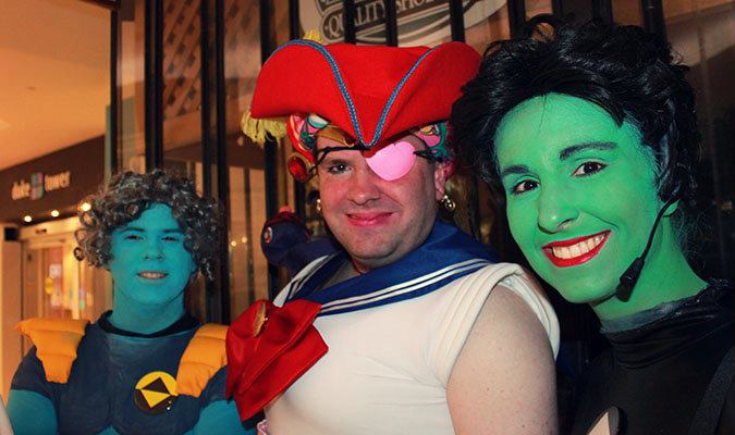 Photo of people dressed as Switch to 'Bob (Reboot), Sailor Wench and Dot Matrix (Reboot)