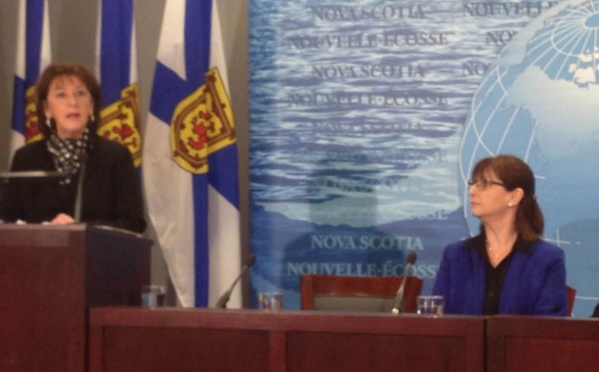 Minister of Education Karen Casey presents the province's action plan for 2015