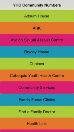 Screenshot of Halifax Health