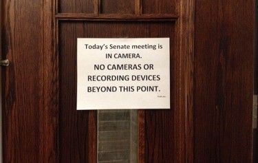 The Dal senate is meeting behind closed doors this evening. Photo: Graeme Benjamin
