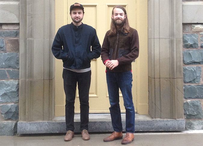 Nicholas Hanlon, left, and Samuel Hill of The Everywheres. Photo: Paul O’Brien