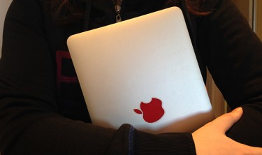 Apple offers special prices for students. Photo: Angela Crozier 