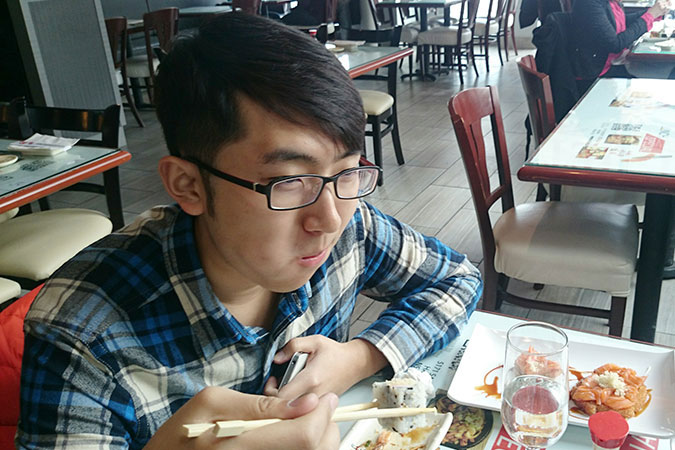 Sushi for a cheaper price at Sushi Jet. Photo: Takaichi Kogata