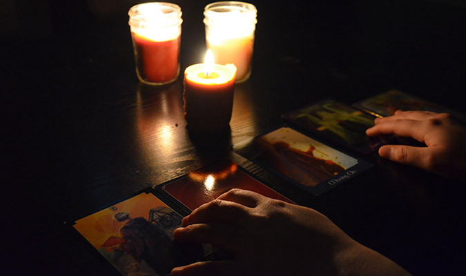 Tarot card readings are a popular form of divination. Photo: Nikki Sacuta