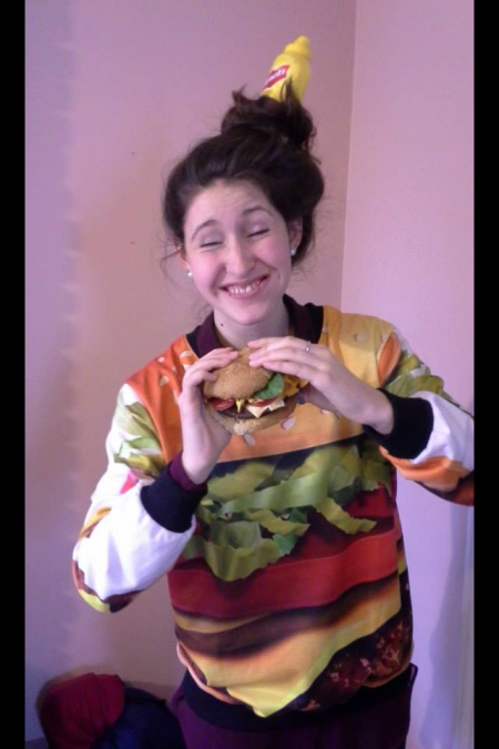 Nikki Burge's submission for the 2014 Burger Ambassador competition. Photo courtesy of Nikki Burge.